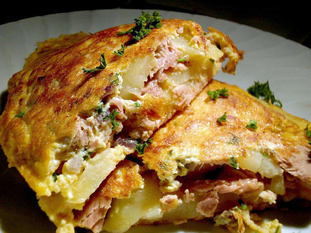 Imagem mostra receitas de omelete