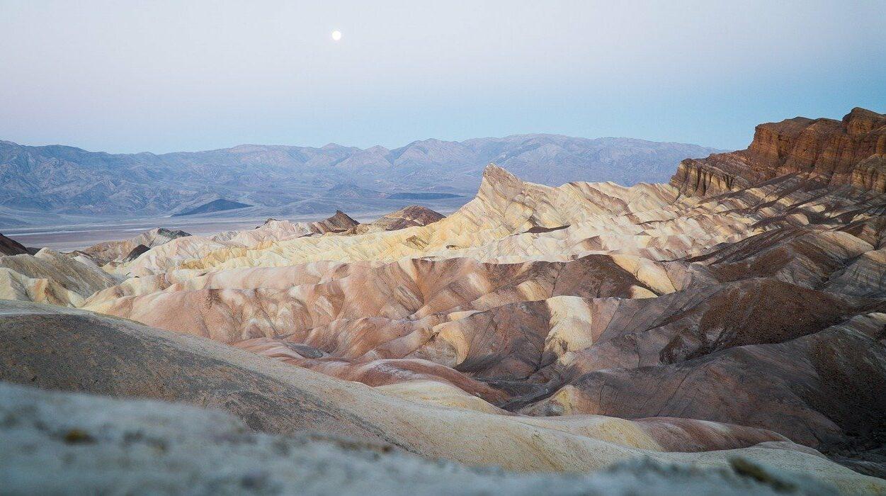 A temperatura mais alta da terra no vale da morte