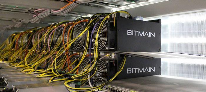 Equipamento asic de mineração de bitcoin da bitmain