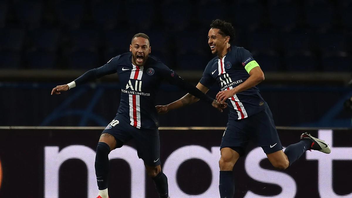 Brasiliros neymar e marquinhos são destaques do psg nas semifinais da champions