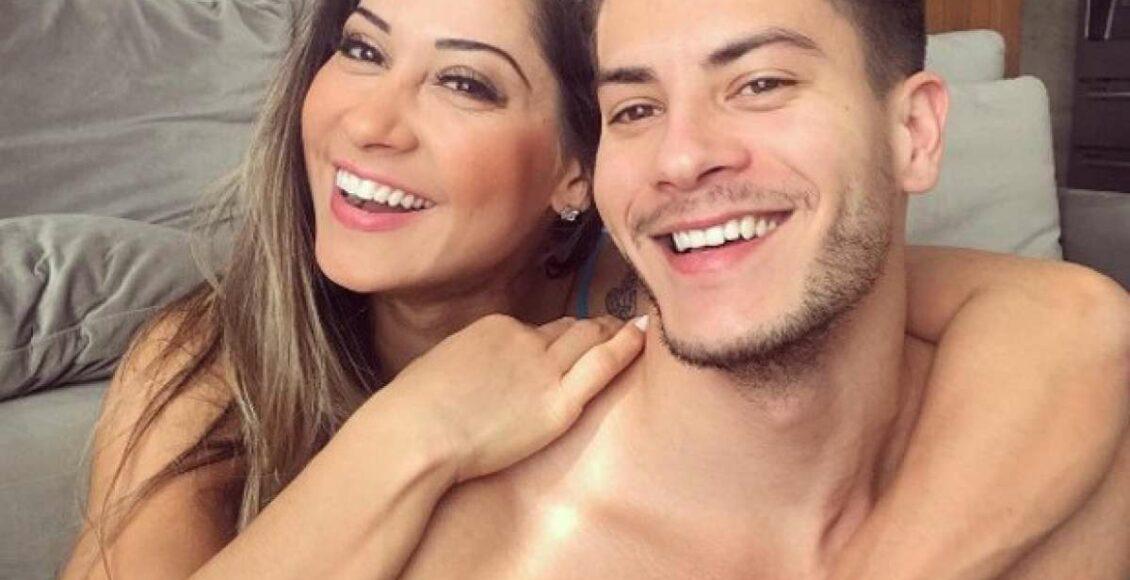 imagem mostra Mayra Cardi e Arthur Aguiar