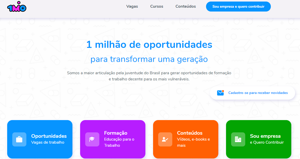 Site 1 milhão de oportunidades