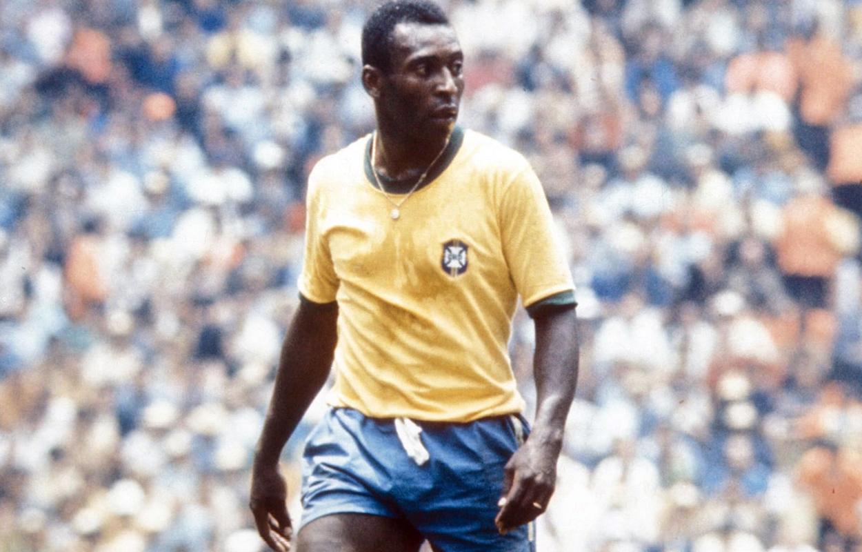 Pelé em ação na seleção brasileira