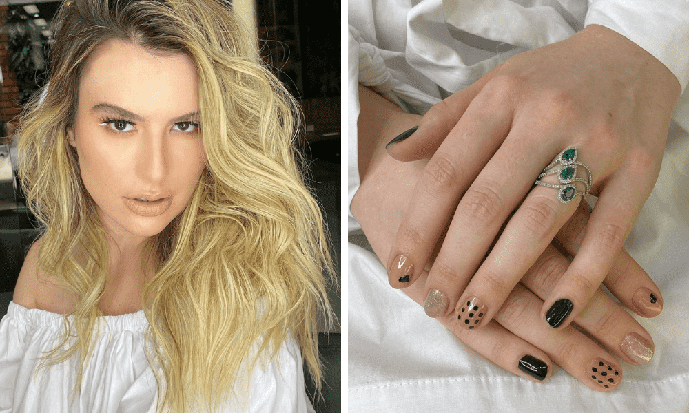 Nail art da fernanda keulla (foto: @fernandakeulla/instagram/reprodução)