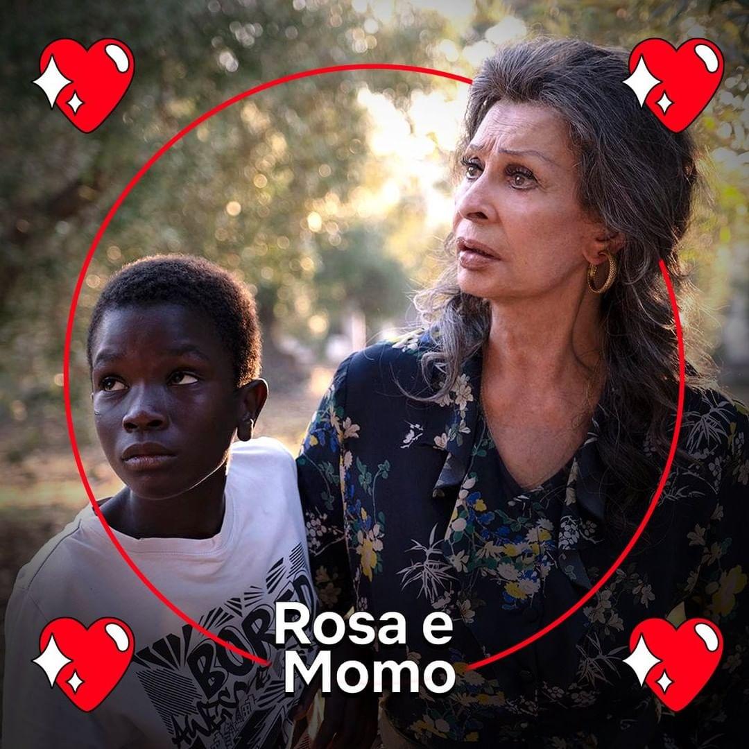 Imagem mostra cartaz de divulgação de rosa e momo