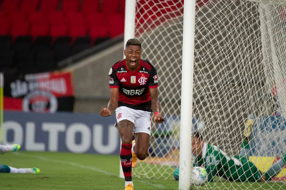 Bruno henrique, atacante do flamengo