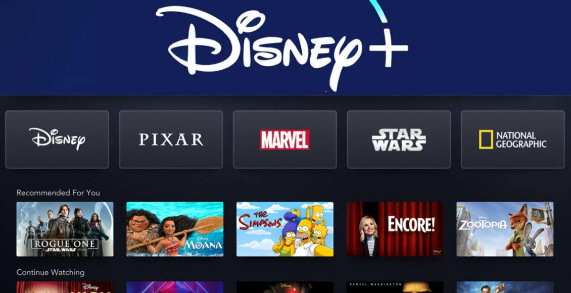 Disney+ Plus novo serviço de streaming concorrente Netflix