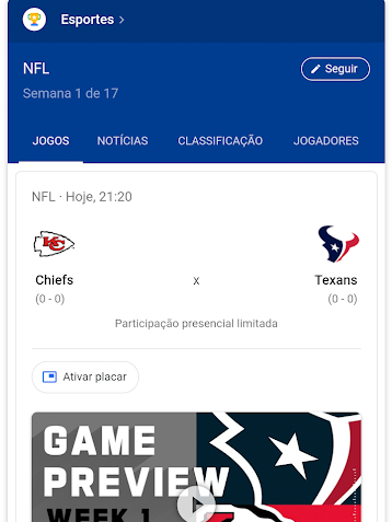 Google nfl