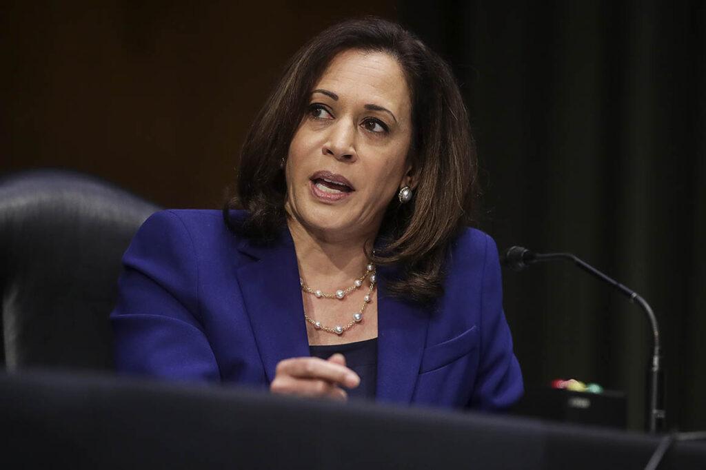 Kamala como senadora nos eua