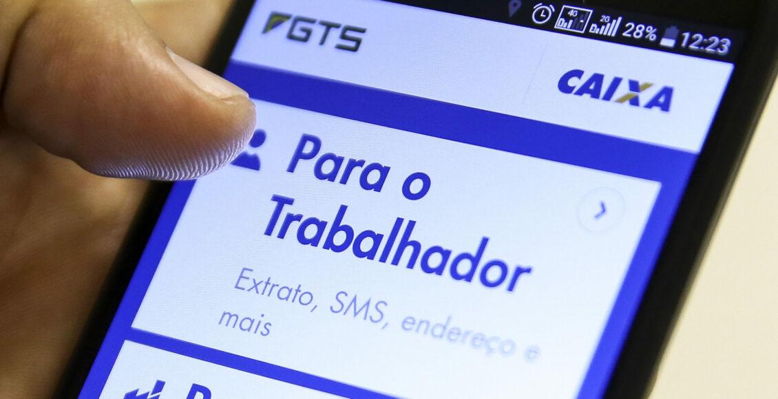 Aplicativo do FGTS. saldo do FGTS pelo celular