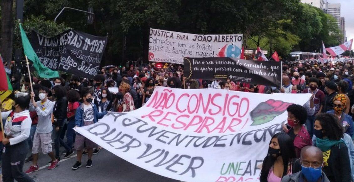 protesto carrefour contra morte de joão alberto