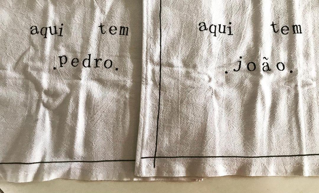 Imagem mostra presente com os nomes dos filhos de andréia sadi