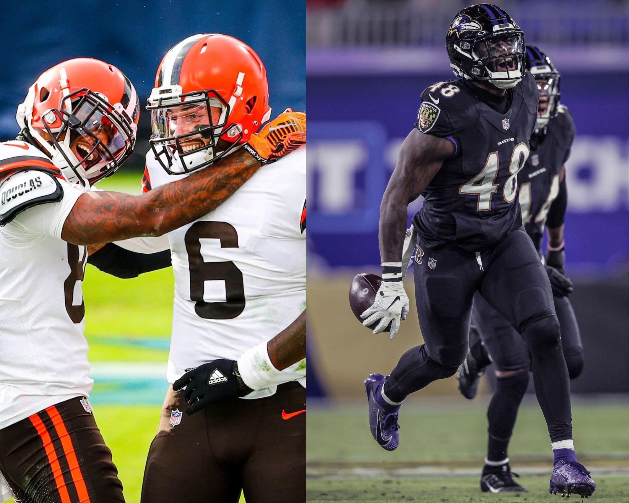 Browns x Ravens saiba onde assistir ao jogo da NFL