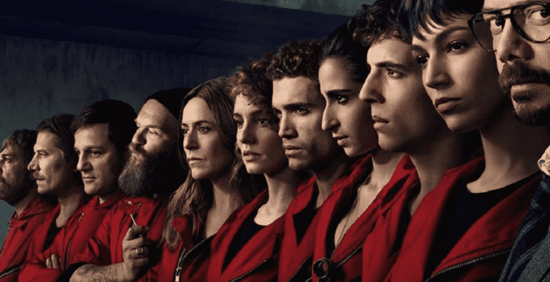 Imagem mostra personagens de La Casa de Papel