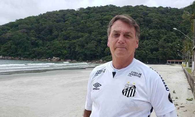 Bolsonaro réveillon no guarujá