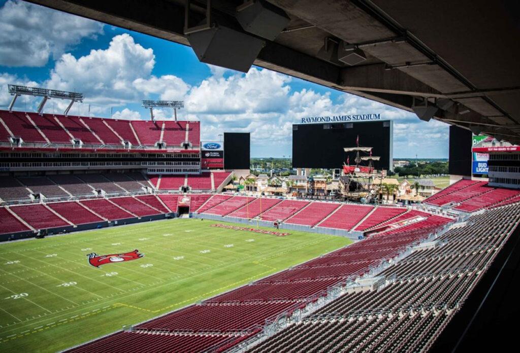 Raymond james stadium, palco do super bowl 2021