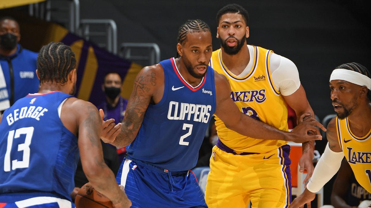 Lakers e clippers jogam na temporada 2020 e 2021 da nba