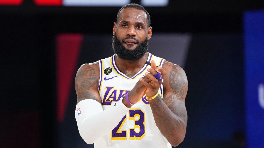 Lebron james, dos lakers