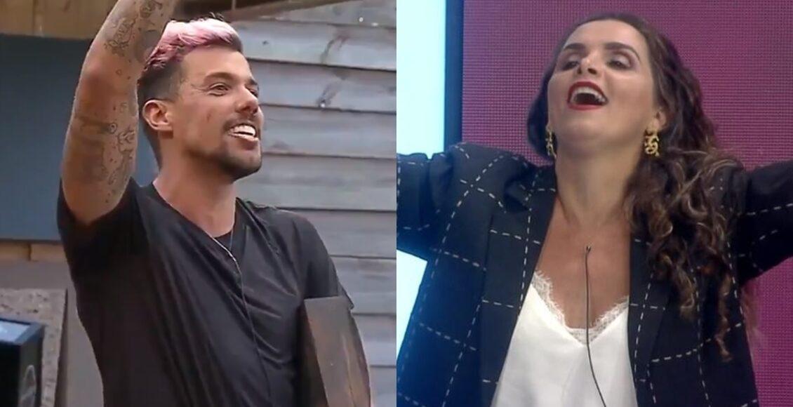 Lipe Ribeiro e Luiza Ambiel em A Fazenda 2020 (