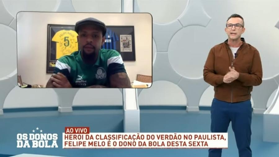 Neto e felipe melo refizeram as pazes em 2020