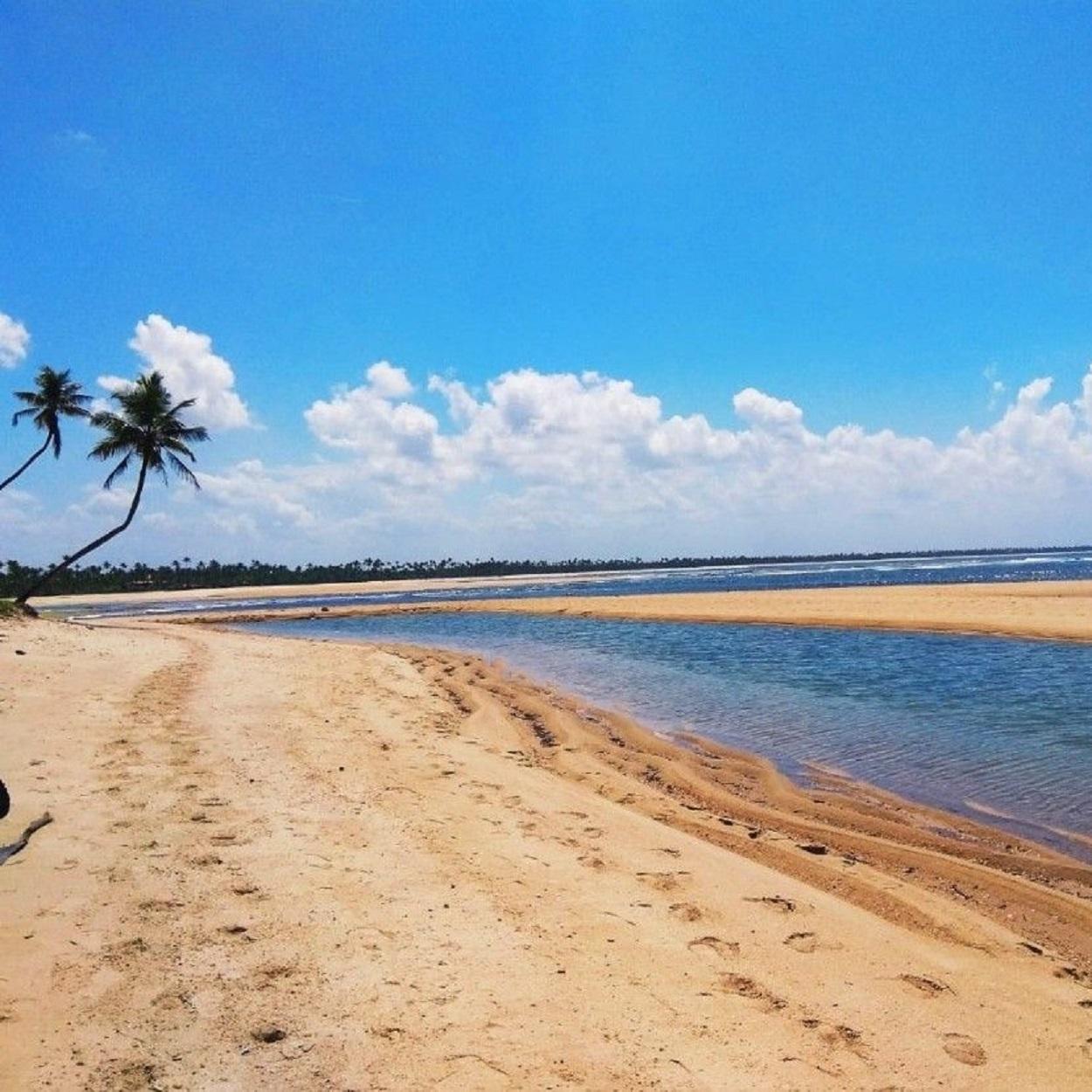 Praias na ilha de boipeba