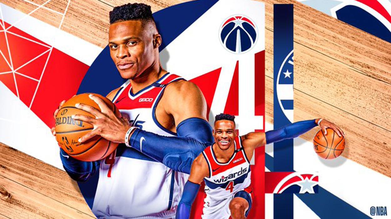 Westbrook nos wizards é uma das grandes novidades da nba em 2021