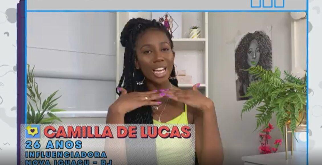 Imagem mostra a influenciadora Camilla de Lucas no BBB 21