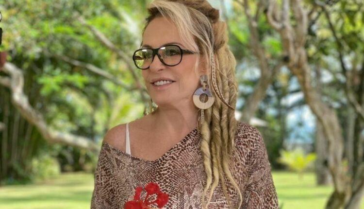 Imagem mostra ana maria braga com dreads