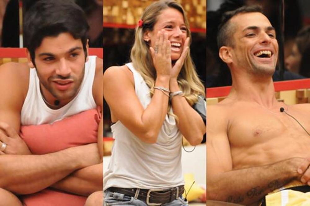 Imagem mostra a final do bbb 10 com marcelo dourado vencedor