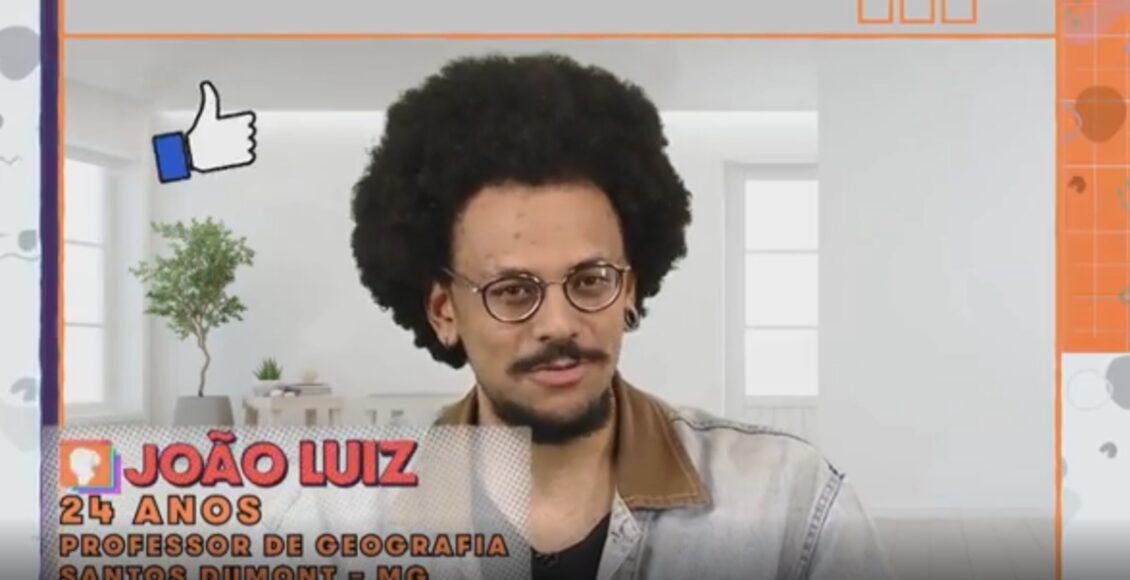 Imagem mostra João Luiz no BBB 21