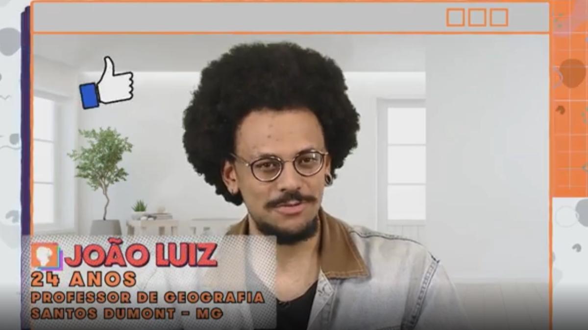 Imagem mostra joão luiz no bbb 21