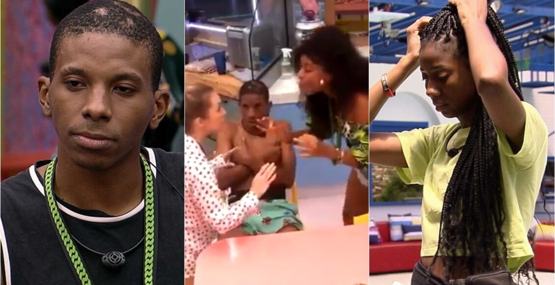 Lucas Penteado, Lumena, Carla Diaz e Camilla de Lucas no BBB21