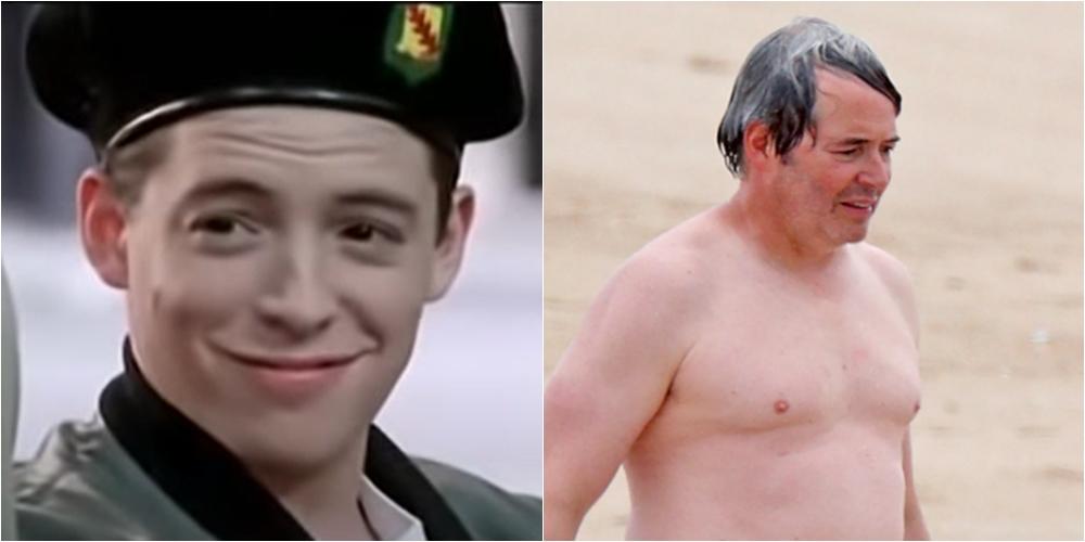 Imagem mostra o ator matthew broderick de curtindo a vida adoidado