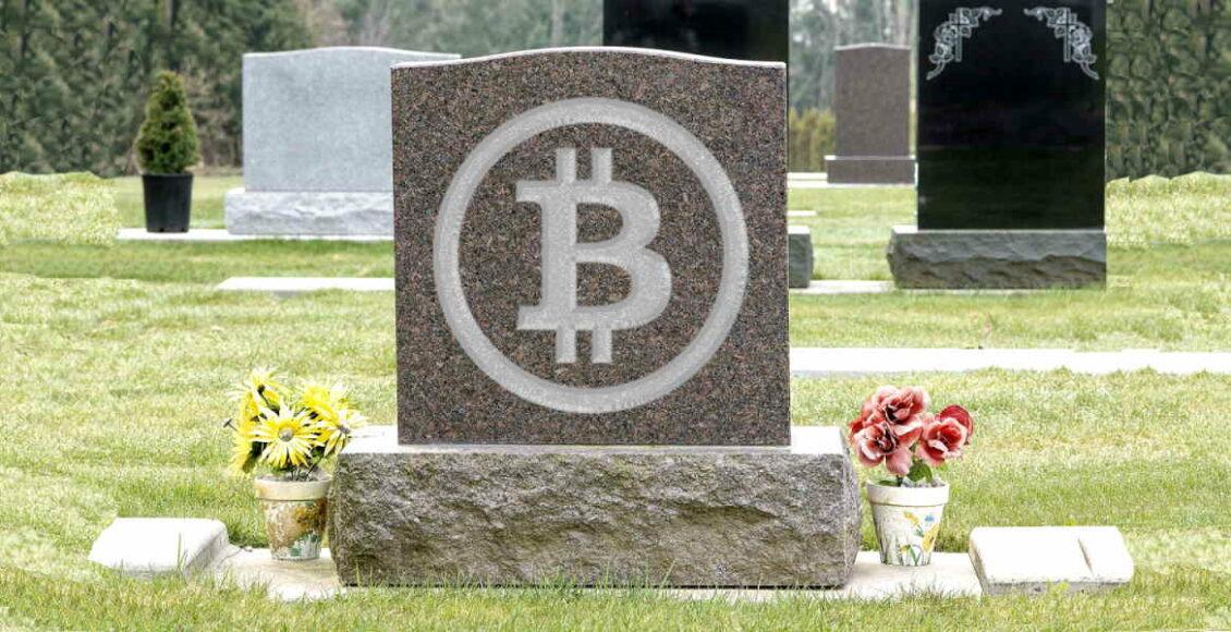 Morte do Bitcoin? Foto de cemitério após Banco Central Europeu pedir regulação