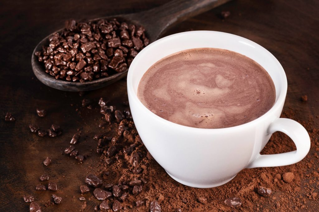 Chocolate quente fit