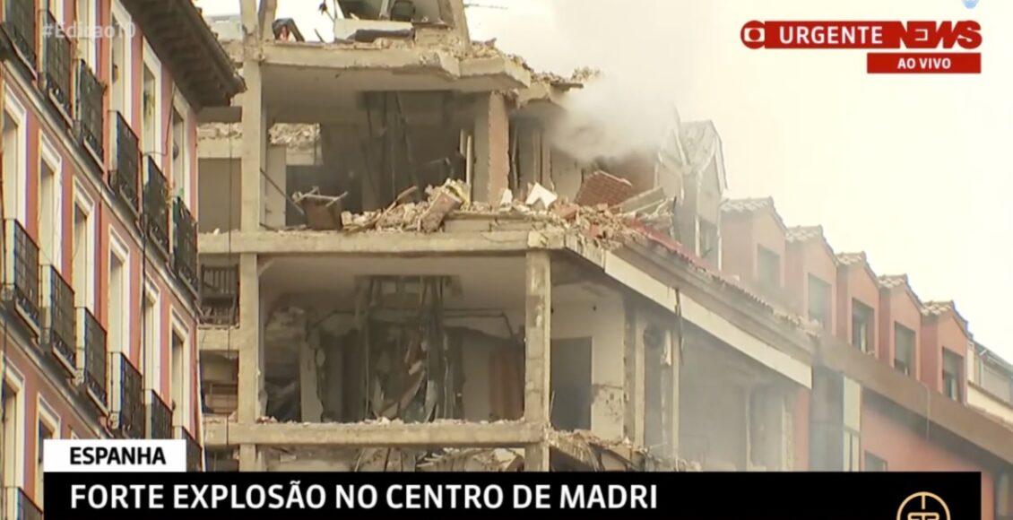 explosão em madrid