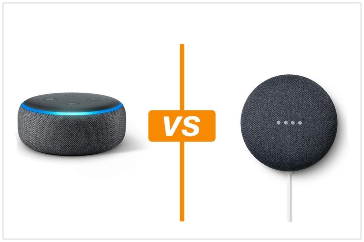 Echo dot e google nest mini