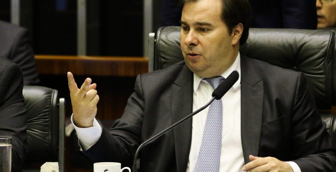 Imagem mostra o atual Presidente da Câmara dos Deputaods, Rodrigo Maia