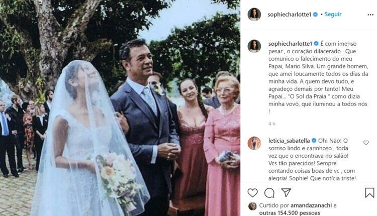 Post sobre pai de sophie charlotte