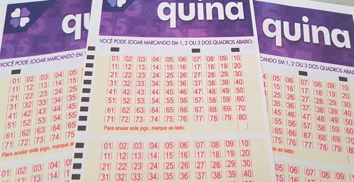 resultado da quina - A imagem mostra volantes da Quina