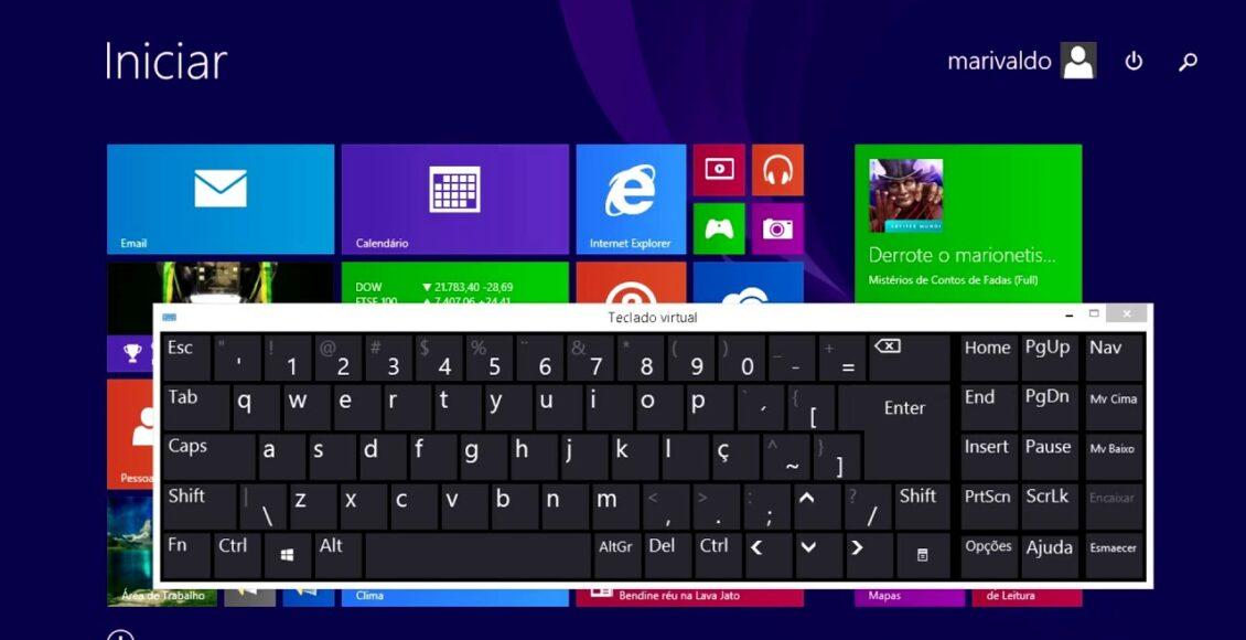 teclado virtual Windows