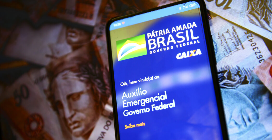 Aplicativo auxílio emergencial do Governo Federal.