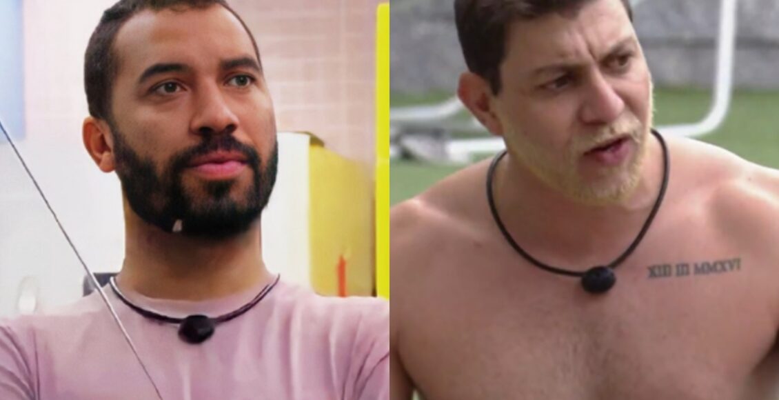 Imagem mostra Gilberto e Caio - resumo do BBB 21 hoje