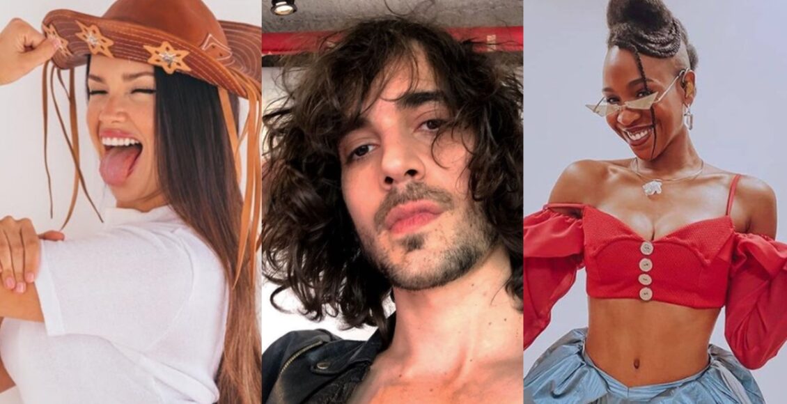 Imagem mostra Juliette, Fiuk e Karol Conka - seguidores no Instagram