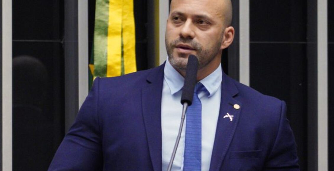 Imagem mostra o deputado Daniel SIlveira