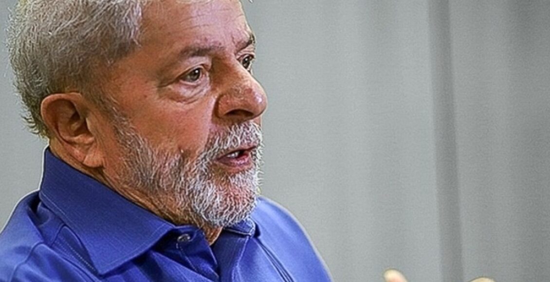 Imagem mostra o ex-presidente Lula