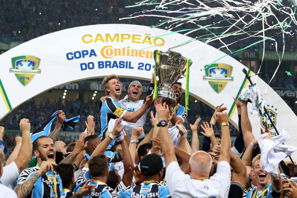 Grêmio é o maior finalista da copa do brasil