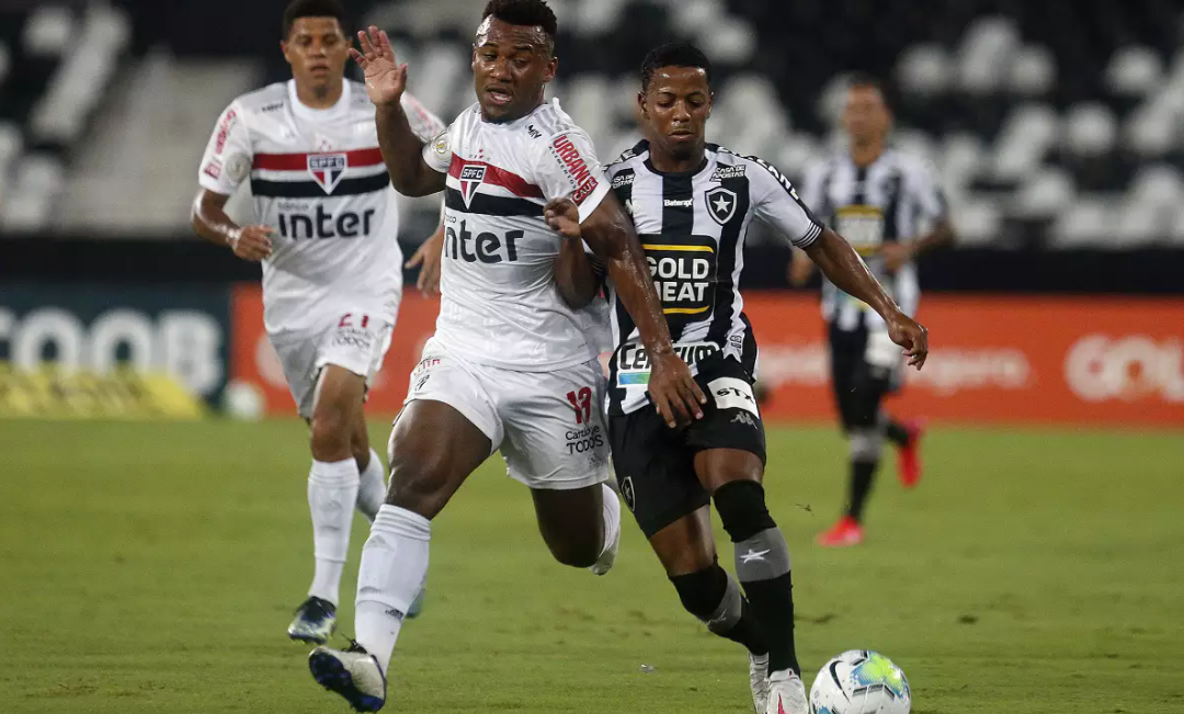 Derrota para o botafogo complicou classificação do são paulo