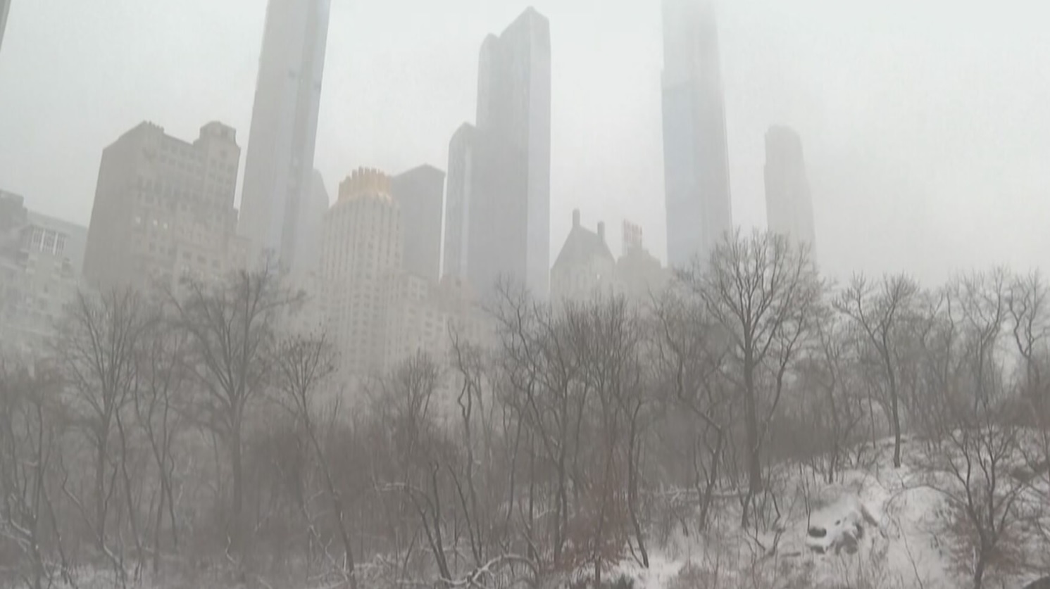 Tempestade de neve nova york