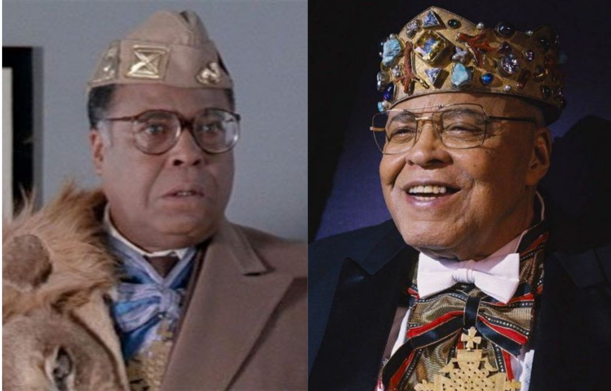 Antes e depois de james earl jones